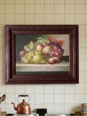 🌸 Vintage Fruit Beautifully Framed Wall Hangings Decor
